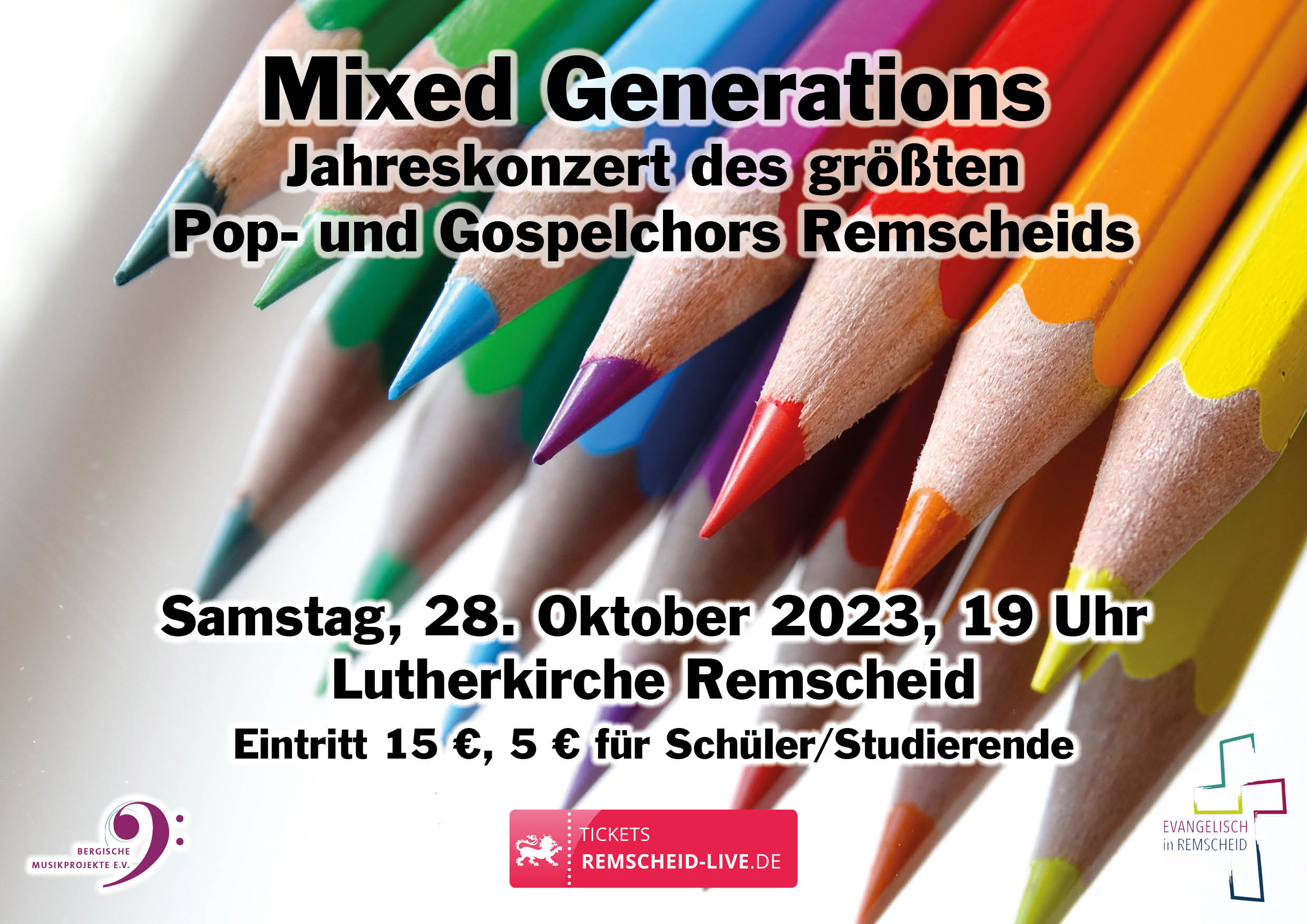 Plakat Mixed Jahreskonzert 2023